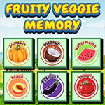 เกมส์จับคู่เปิดป้ายรูปผลไม้ฝึกความจำ Fruity Veggie Memory Game