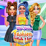 เกมส์แต่งตัว3สาวแฟชั่นฤดูใบไม้ผลิ Girls Spring Fashion Wish List Game