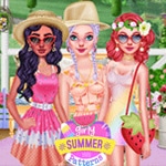 เกมส์แต่งตัวสไตล์ฤดูร้อน3คน Girly Summer Patterns