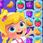 เกมส์จับคู่ผลไม้น่ารักผ่านด่าน3 Happy Fruits Match3 Game