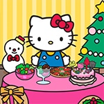 เกมส์คิตตี้ทำอาหารดินเนอร์ Hello Kitty And Friends Xmas Dinner