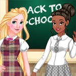 เกมส์แต่งตัวชุดนักเรียนให้เจ้าหญิง High School Princesses