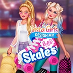 เกมส์แต่งตัวแฟชั่นรองเท้าสเก็ต Insta Girls Design My Roller Skates
