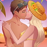 เกมส์แอบจูบกับแฟนที่ริมชายหาด Kiss Sweetly Game