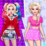 เกมส์แต่งตัวสองสาวสองสไตล์ Love vs Hate Fashion Rivalry