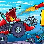 เกมส์ขับรถบิ๊กฟุตเก็บเหรียญทองผ่านด่าน Mad Truck Challenge Game