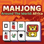 เกมส์จับคู่ไพ่นกกระจอกจับเวลา Mahjong Around The World Afric