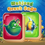 เกมส์จับคู่มาจองครัชซาก้า Mahjong Crush Saga Game