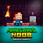 เกมส์มายคราฟตะลุยหาสมบัติสุดขอบฟ้า Minecaves Noob Adventure