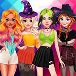 เกมส์แฟชั่นแม่มดสไตล์โมเดิร์น Modern Witch Street Style Fashion