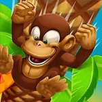 เกมส์ลิงกระโดดลงต้นไม้ไปเก็บกล้วย Monkey Bounce Game