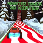 เกมส์แข่งรถมอนสเตอร์2คน Monster Truck 3D Winter