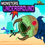 เกมส์หนอนยักษ์ใต้ดินกินคน Monster Underground Game
