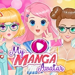 เกมส์ออกแบบตัวอวาตาร์การ์ตูน My Manga Avatar