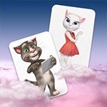 เกมส์จับคู่เปิดป้ายรูปแมวทอม My Talking Tom Card Match Game