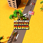 เกมส์รถถังโจมตีบุกทะเลทราย Operation Desert Road Game