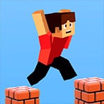 เกมส์มายคราฟผจญภัยกระโดดผ่านลาวา Parkour Block 3D Game