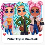 เกมส์แต่งตัว3สาวแนวสตรีท Perfect Stylish Street Look Game