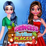 เกมส์แต่งตัวเจ้าหญิง2คนในวันคริสต์มาส Princess Christmas Places Game