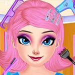 เกมส์เปิดร้านทำผมให้กับเจ้าหญิง Princess Crazy Hair Challenge Game