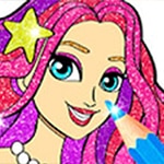 เกมส์ระบายสีเจ้าหญิงนางเงือก Princess Mermaid Coloring Game