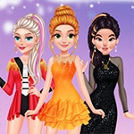 เกมส์แต่งตัวเล่นสเก็ตน้ำแข็ง Princesses Ice Skating Dress Up