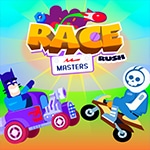 เกมส์ฮีโร่ขับรถยิงปืน Race Masters Rush Game