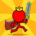 เกมส์ตัวเส้นสีแดงผจญภัยต่อสู้ Red Stickman: Fighting Stick