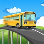 เกมส์ขับรถบัสของโรงเรียนซิ่งเก็บเหรียญทอง School Bus Racing Game