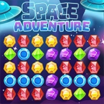 เกมส์จับคู่เพชรผจญภัยในอวกาศ Space Adventure Matching Game