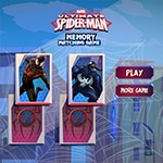 เกมส์เปิดป้ายจับคู่รูปสไปเดอร์แมน Spiderman Memory Brain Puzzle Game