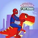 เกมส์สไปเดอร์แมนขี่ทีเร็กซ์ Spiderman T-Rex Runner Game