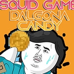 เกมส์จับคู่น้ำตาลแผ่น Squid Game Dalgona Candy Game