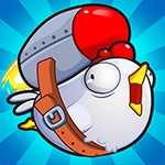 เกมส์หวดไก่แจ้ให้ลอยไปบนท้องฟ้า Super Chicken Fly Game