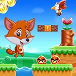 เกมส์หมาจิ้งจอกวิ่งผจญภัยเก็บเพชร Super Jungle Runner Game