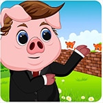 เกมส์หมูป้องกันฐานข้ามกำแพง Wall Between US Game