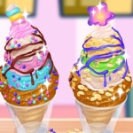 เกมส์ทำไอศกรีมชูโรสแสนอร่อย Yummy Churros Ice Cream