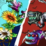 เกมส์พืชโกรธปะทะปีศาจ Angry Plants Flower