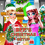 เกมส์แต่งตัวเสริมสวย2สาวเพื่อนสนิท BFF Christmas Getup