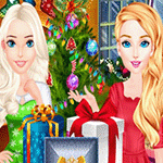 เกมส์จัดงานวันคริสต์มาสกับเพื่อนซี้ BFFs Christmas Eve Game