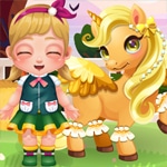 เกมส์แต่งตัวเด็กกับยูนิคอร์น Baby Cathy Ep35: Unicorn Care