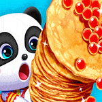 เกมส์หมีแพนด้าเปิดร้านขายอาหาร Baby Panda Food Party Game