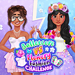 เกมส์แต่งตัวบัลเล่ต์และดอกไม้ Balletcore vs Flowery Fashion Challenge