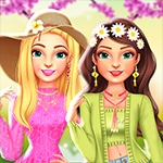 เกมส์แต่งตัวเพื่อนรักฤดูใบไม้ผลิ Bffs Spring Break Fashionista