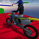 เกมส์มอเตอร์ไซค์ตะลุยผาดโผน Bike Stunts Pro HTML5