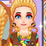 เกมส์รักษาผมสาวน้อยผมบลอนด์ Blonde Sofia: Hippie Mode