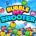 เกมส์จับคู่ยิงลูกบอลหน้าสัตว์ Bubble Pet Shooter Game