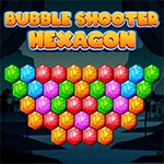 เกมส์จับคู่ลูกบอลหกเหลี่ยม Bubble Shooter Hexagon