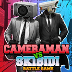 เกมส์ยิงปืนปะทะสกิบิดี้บุกเมือง Cameraman vs Skibidi Battle