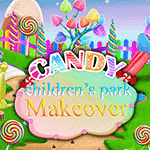 เกมส์ทำความสะอาดแต่งสนามเด็กเล่น Candy Children Park Makeover Game